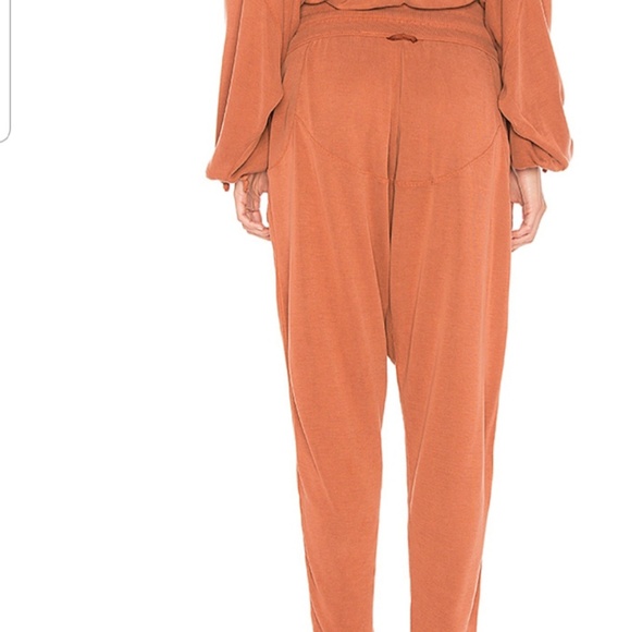 NWT Free People Yella Harem Jogger in Burnt Orange - Picture 3 of 5